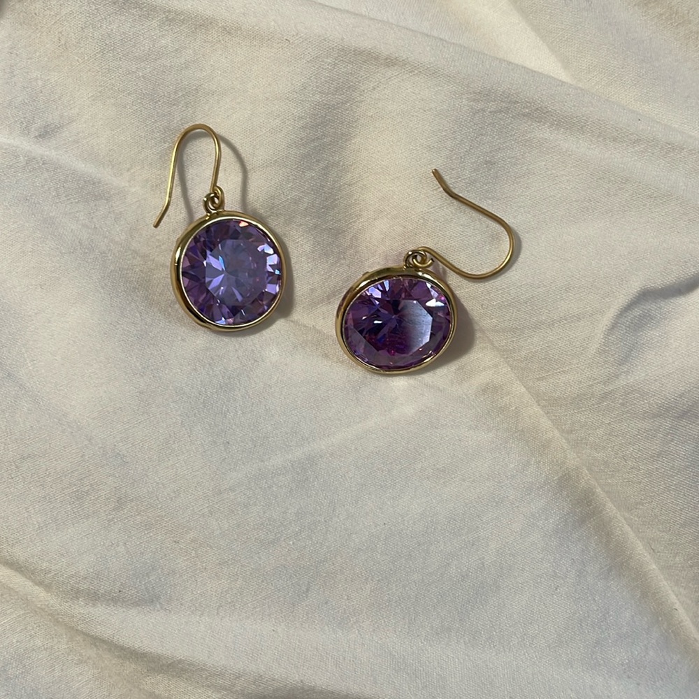 Purple Earrings